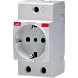 Розетки на DIN-рейку