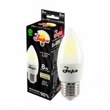 Лампа светодиодная ST С37 8Вт 4200К 360Лм Е27 свеча ЗАРЯ