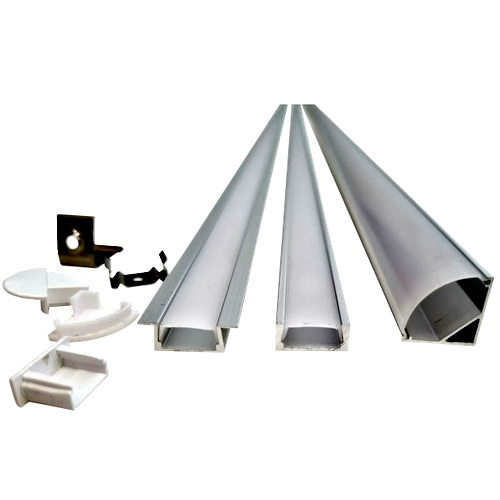 Профиль угловой алюминиевый для светодиодной ленты (комплект) TruEnergy, арт 19002