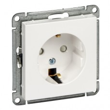 Механизм розетки W59 16А со шторками с заземлением, слоновая кость Schneider Electric (RS16-152-1-86)