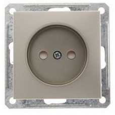 Механизм розетки W59 16А без защ. шторок с заземлением, шампань Schneider Electric (RS16-151-4-86)